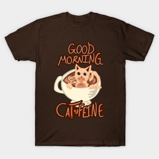 Good Morning Cat•Feine V17 T-Shirt